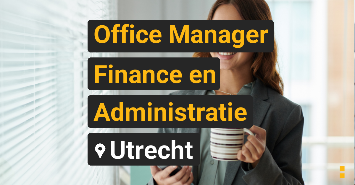 Office Manager Finance & Administratie social image