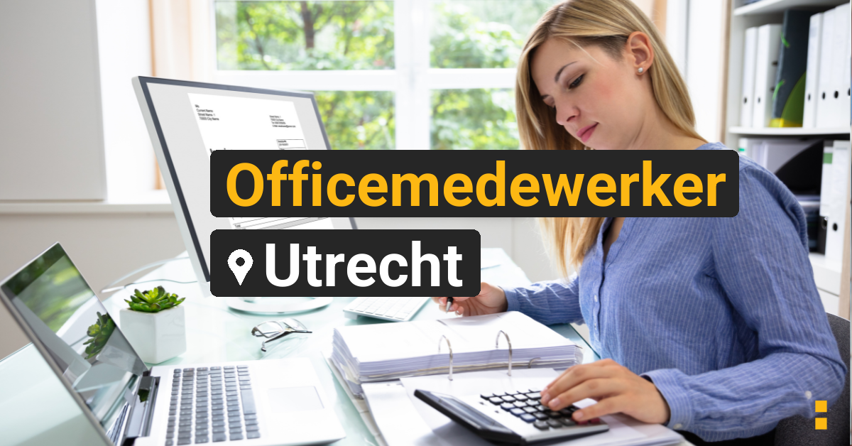 Officemedewerker social image